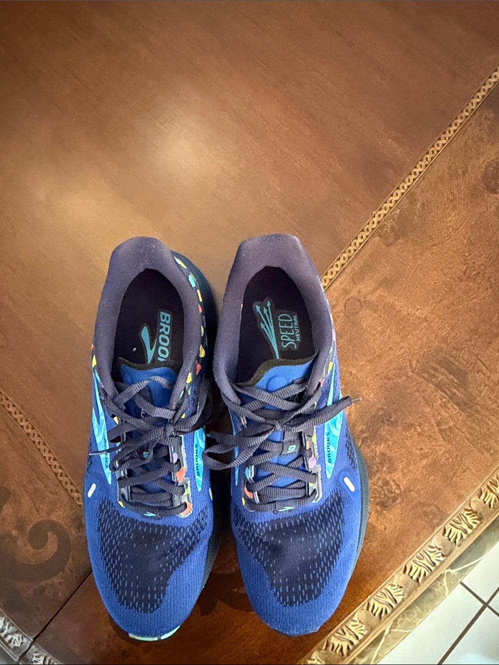 Brooks Navy and Turquoise women’s Running Shoes
